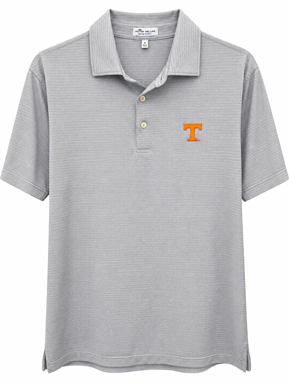 Peter Millar Summer Comfort Tennessee Volunteers Polo Gray Men’s Size M